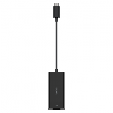 Belkin贝尔金USB-C转2.5GB以太网适配器typec千兆网口拓展游戏外接网线转接头笔记本转换器INC012