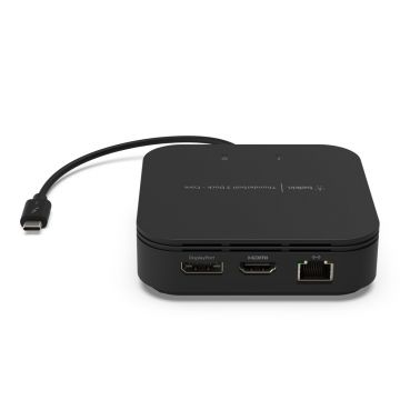 Belkin贝尔金Thunderbolt3雷电3 MacBook拓展坞 扩展基座核心板 Intel认证 F4U110bt