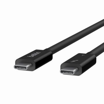 Belkin贝尔金雷电4数据线Type-C公对公雷电Thunderbolt 3/4数据线认证适用于苹果MacBook充电8K雷雳接口