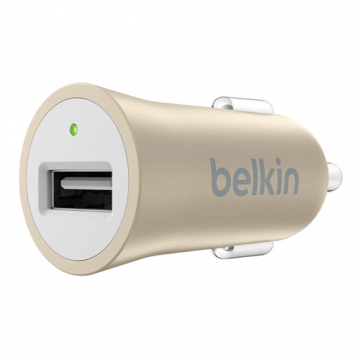 Belkin贝尔金2.4A手机通用车载充电器iPhoneX苹果7s8plusUSB快充F8M730bt