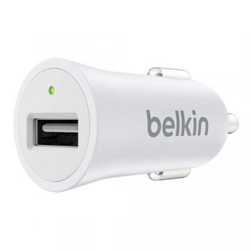 Belkin贝尔金2.4A手机通用车载充电器iPhoneX苹果7s8plusUSB快充F8M730bt