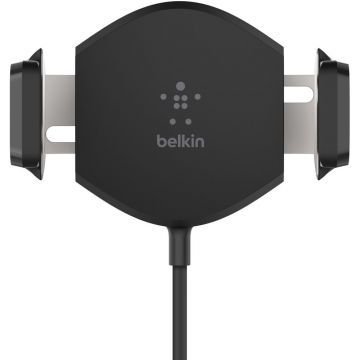 Belkin卡扣式汽车出风口车用导航架安卓苹果手机通用车载无线充电器手机支架	F7U053btBLK