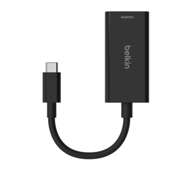 Belkin贝尔金USB Type-C转HDMI转换器USB-C 转 HDMI 2.1适配器支持8K/4K/HDR超高清传输AVC013btBK