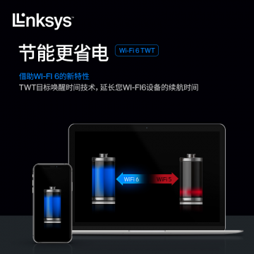 Linksys领势全屋无线wifi覆盖路由器E7350双频5G电竞手游路由器AX1800M双频路由器家用千兆WIFI6分布式路由器