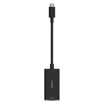 Belkin贝尔金USB Type-C转HDMI转换器USB-C 转 HDMI 2.1适配器支持8K/4K/HDR超高清传输AVC013btBK