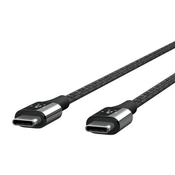 Belkin贝尔金双头type-C数据线公对公凯芙拉USB连接线MacBook充电线F2CU050