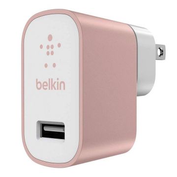 Belkin贝尔金室内通用USB快速充电器2.4安电源适配器F8M731yz