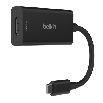 Belkin贝尔金USB Type-C转HDMI转换器USB-C 转 HDMI 2.1适配器支持8K/4K/HDR超高清传输AVC013btBK