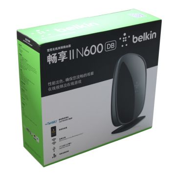 Belkin贝尔金N600 DB 无线双频600M路由器内置4根3D天线F9K1102zh