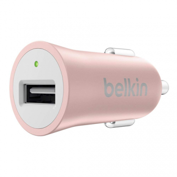 Belkin贝尔金2.4A手机通用车载充电器iPhoneX苹果7s8plusUSB快充F8M730bt